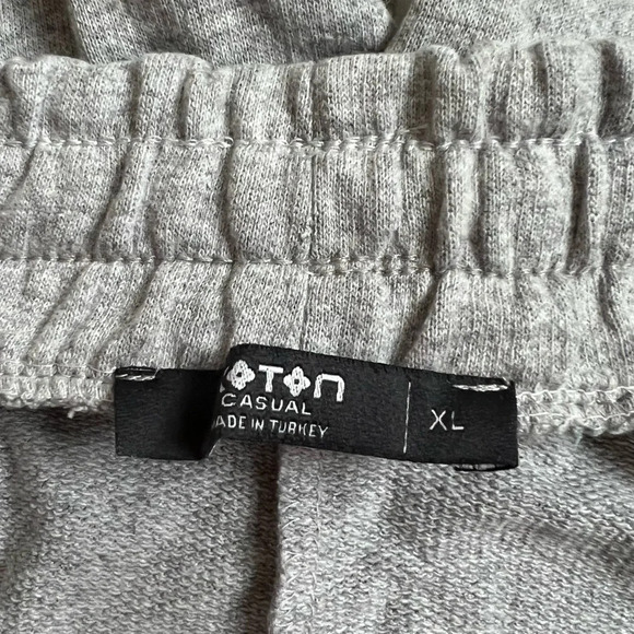 Koton Shorts Womens XL  Gray Stretch Adjustable Waist Soft Comfort Active NWOT - Picture 5 of 6